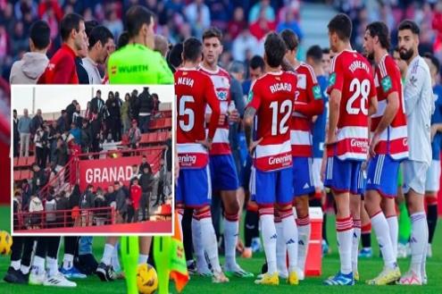 تبدأ من الدقيقة 17.. الاتحاد الإسباني يعلن موعد استئناف مباراة غرناطة وأتلتيك بيلباو